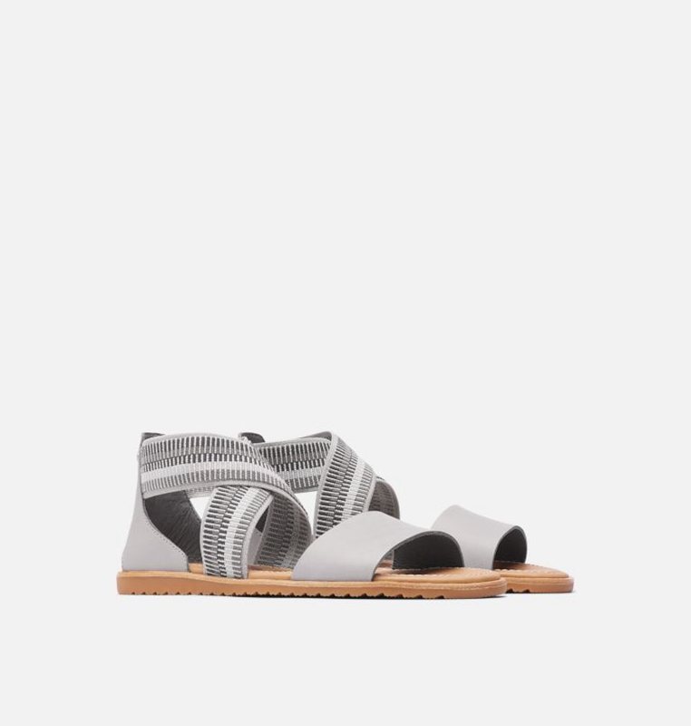 Sorel Ella™ Flat - Womens Sandals Grey - 431296JEY